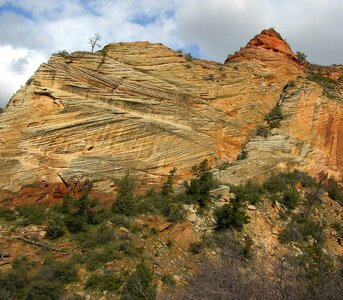 Canyon cliff desert photo