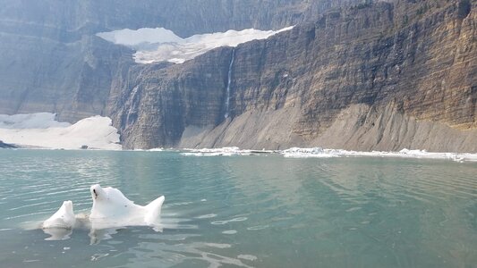 Arctic ice crystal ice water photo