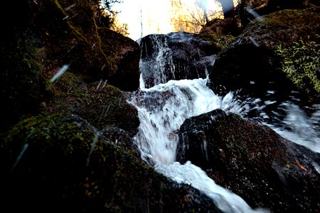 Rock river waterfalls