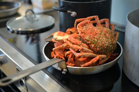 Kitchen restaurant seafood photo