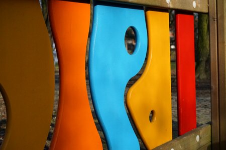 Wooden wall colorful color