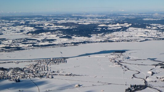 Snow panorama outlook photo