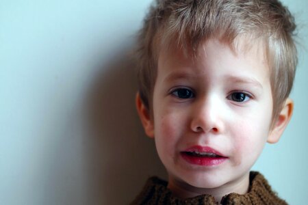 Blonde Hair boy child photo