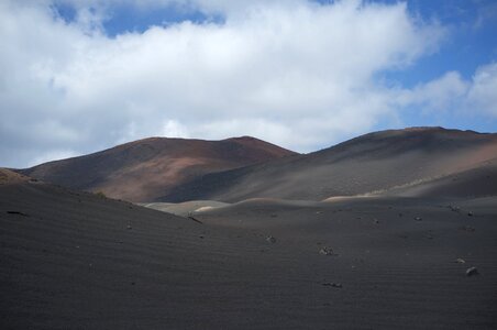 Desert dune hills