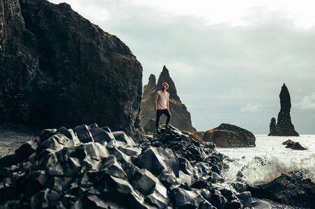 Hiking Volcanic Rock photo