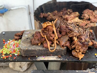 Tchachanga braised meat grill