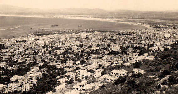 Haifa in 1930 Cityscape in Israel photo
