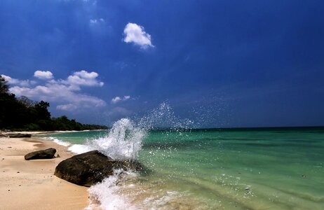 Water sand india photo
