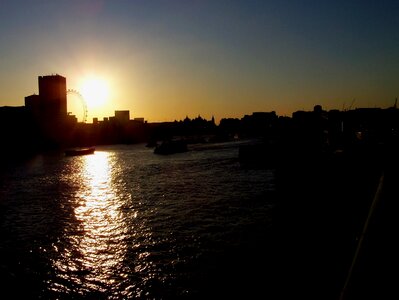 River thames london cityscape