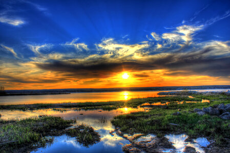 Splendid Sunset over Superior photo