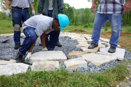 Construction of outdoor classroom-1