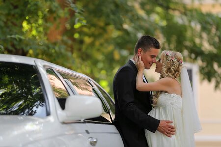 Wedding glamour car