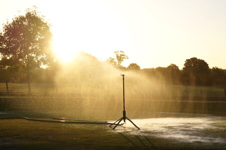 Irrigation pressure spray photo