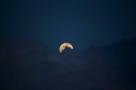 Full moon night darkness photo