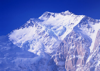 Beautiful snow-capped mountains
