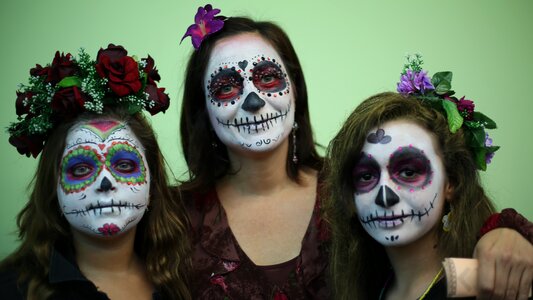 Day of the dead skeleton mexico photo