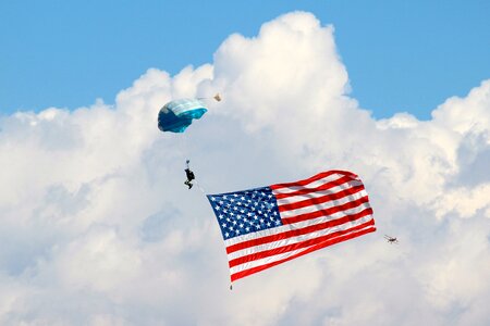 Sky american flag stars and stripes
