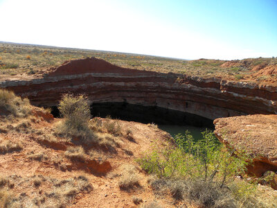 Bitter Lake National Wildlife Refuge Ink spot sinkhole photo