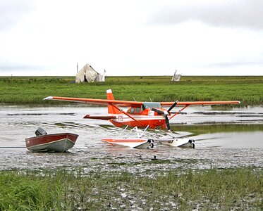 Airplane hydroaeroplane photo