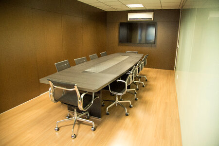 Meeting Table in Office photo