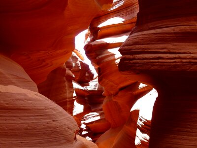 Antelope Canyon is the most photographed slot canyon photo