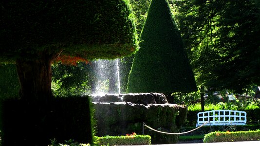 Fountain light green