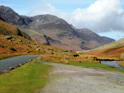 Honister Pass in the Cumbrian Lake District photo