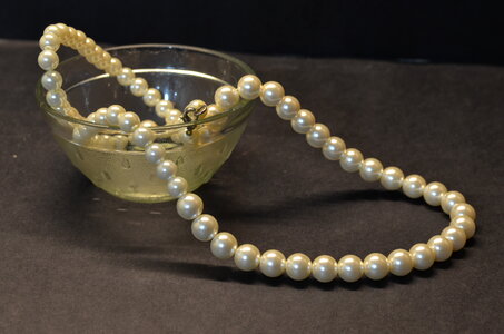 Bowl Of Pearl Necklace photo