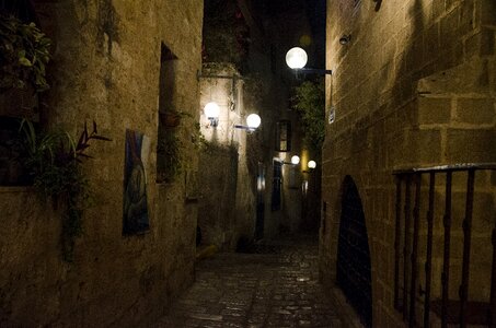 Architecture street dark