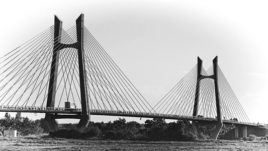 Bridge building city photo