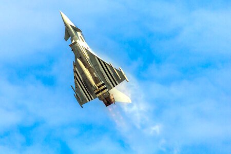 Aircraft blue sky jet