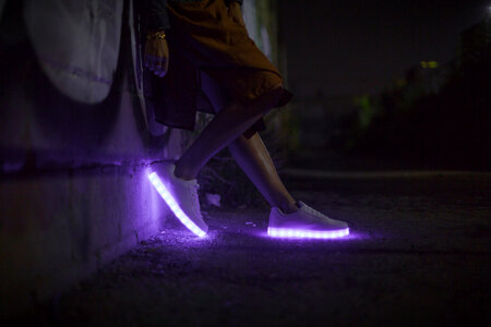 Lights in Sneakers photo