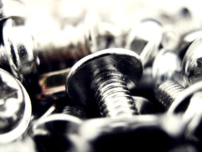 Screws background photo