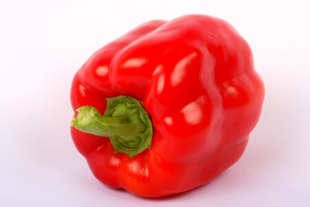 Sweet pepper vegetable red