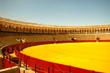 Arenas seville bullfight photo