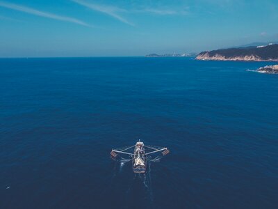 Boat in water