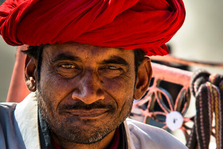 Indian Wearing Turban photo