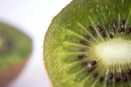 Close dark green dessert