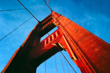 Steel bridge california photo