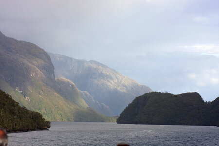 chilean fjord on a cruise photo