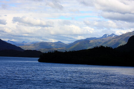 chilean fjord on a cruise photo