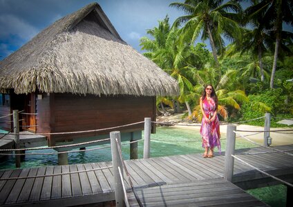 South pacific woman portrait