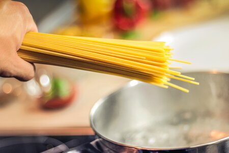 Cooking food italian photo