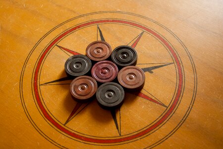 Center coins black
