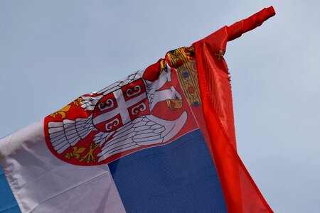 Heraldry Serbia flag photo