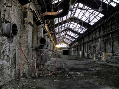 Hall old abandoned