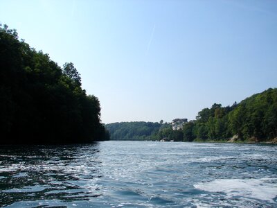 Swiss river summer photo