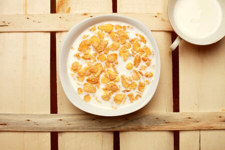 Breakfast Cereal & Milk photo