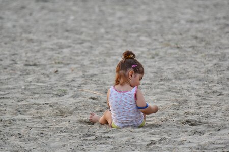 Baby beach pretty girl