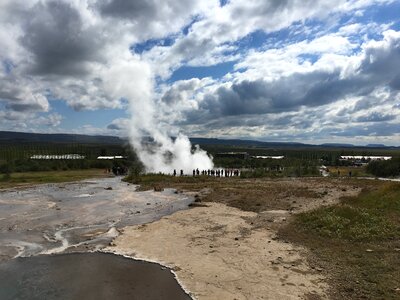 Geyser Park in Iceland